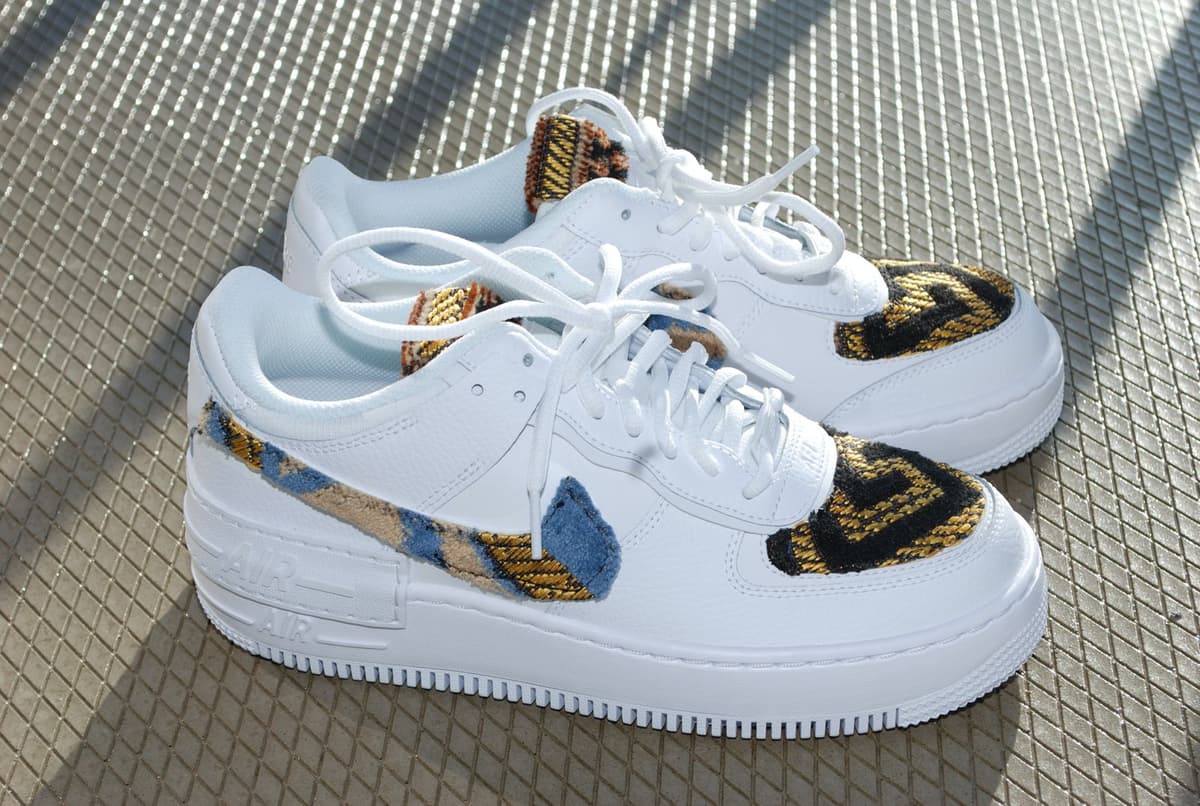 Custom Streetwear × Arabic Fabric Shoes