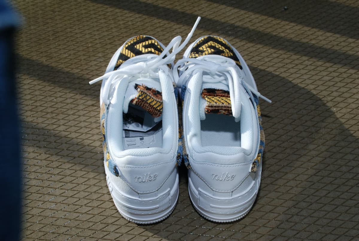 Custom Streetwear × Arabic Fabric Shoes